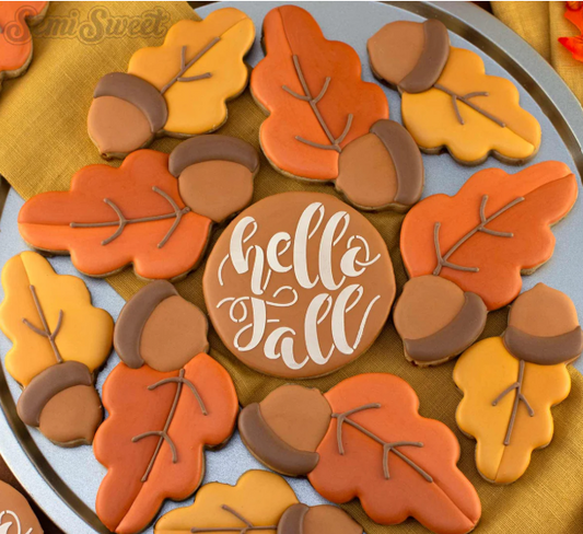 Autumn Acorn Cookie Platter