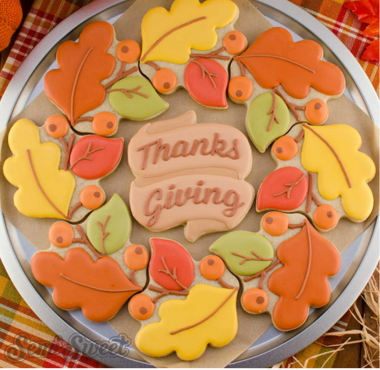 Autumn Wreath Cookie Set