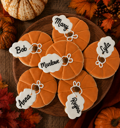 Thankful Place Card Cookies - 12 Pack
