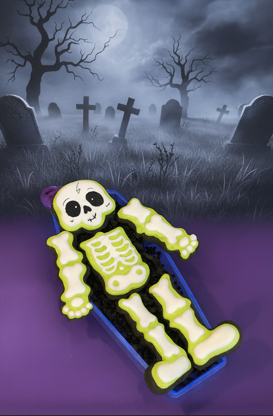 Skeleton Cookie Coffin
